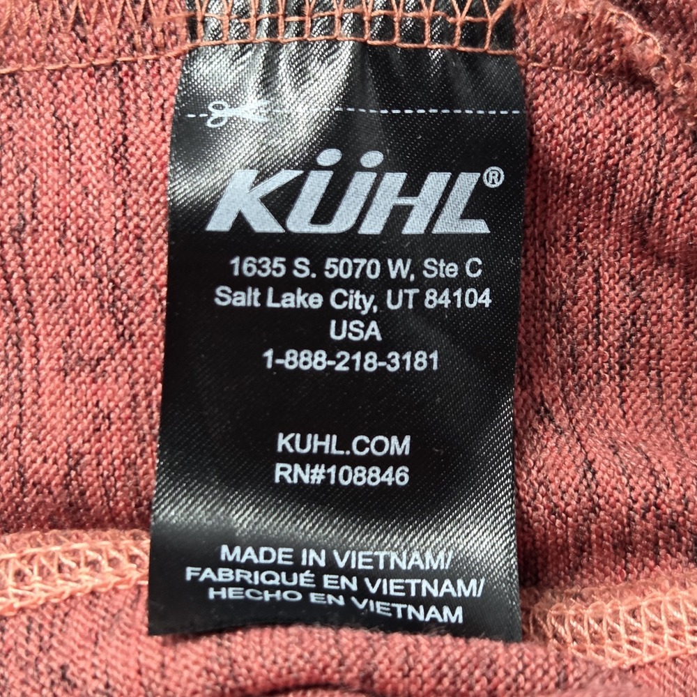 Kuhl Léa Pullover Sweater Women's Size Large‎ Salmon Coral Cowl Neck NWOT - Picture 6 of 8